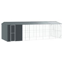 Fuglebur Antracit 860 x 310 x 247 cm Galvaniseret stål