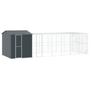 Fuglebur Antracit 845 x 304 x 247 cm Galvaniseret stål