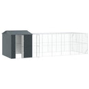 Fuglebur Antracit 845 x 304 x 247 cm Galvaniseret stål