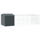 Fuglebur Antracit 845 x 304 x 247 cm Galvaniseret stål