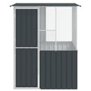 Fuglebur Antracit 165 x 165 x 200 cm Galvaniseret stål