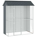 Fuglebur Antracit 215 x 110 x 247 cm Galvaniseret stål