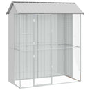 Fuglebur Grå 215 x 110 x 247 cm Galvaniseret stål