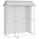 Fuglebur Grå 215 x 110 x 247 cm Galvaniseret stål