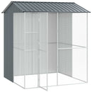 Fuglebur Antracit 215 x 210 x 247 cm Galvaniseret stål