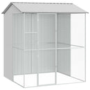 Fuglebur Grå 215 x 210 x 247 cm Galvaniseret stål