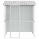 Fuglebur Grå 215 x 210 x 247 cm Galvaniseret stål
