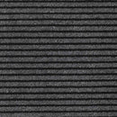 Dørmåtte Stribe Sort og Grå 115x200 cm