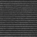 Dørmåtte Stribe Sort og Grå 115x500 cm