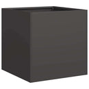 plantekasse 40x40x40 cm koldvalset stål sort - Xlshop.dk