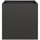 plantekasse 40x40x40 cm koldvalset stål sort - Xlshop.dk