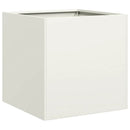 plantekasse 40x40x40 cm koldvalset stål hvid - Xlshop.dk