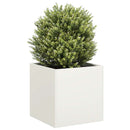 plantekasse 40x40x40 cm koldvalset stål hvid - Xlshop.dk