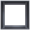 plantekasse 40x40x40 cm koldvalset stål antracitgrå - Xlshop.dk