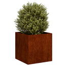 plantekasse rustfarvet 40x40x40 cm forvitringsstål