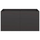 plantekasse 80x40x40 cm koldvalset stål sort - Xlshop.dk