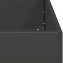 plantekasse 80x40x40 cm koldvalset stål sort - Xlshop.dk