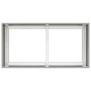 plantekasse 80x40x40 cm rustfrit stål