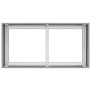 plantekasse 80x40x40 cm galvaniseret stål