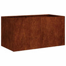 plantekasse rustfarvet 80x40x40 cm forvitringsstål