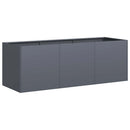 plantekasse antracit 120x40x40 cm koldvalset stål - Xlshop.dk