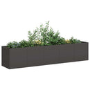 plantekasse sort 200x40x40 cm koldvalset stål - Xlshop.dk