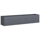 plantekasse antracit 200x40x40 cm koldvalset stål