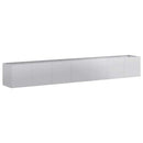 plantekasse 280x40x40 cm galvaniseret stål