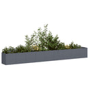 plantekasse antracitgrå 360x40x40 cm koldvalset stål
