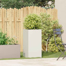 plantekasse hvid 40x40x80 cm koldvalset stål