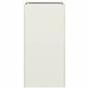 plantekasse hvid 40x40x80 cm koldvalset stål