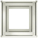 plantekasse hvid 40x40x80 cm koldvalset stål