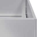 plantekasse 40x40x80 cm galvaniseret stål