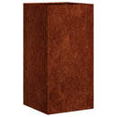 plantekasse rustfarvet 40x40x80 cm forvitringsstål