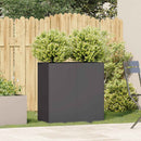 plantekasse 80x40x80 cm koldvalset stål sort