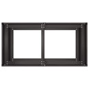 plantekasse 80x40x80 cm koldvalset stål sort