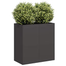 plantekasse 80x40x80 cm koldvalset stål sort