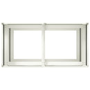 plantekasse hvid 80x40x80 cm koldvalset stål