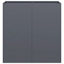 plantekasse 80x40x80 cm koldvalset stål antracitgrå