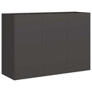 plantekasse 120x40x80 cm koldvalset stål sort