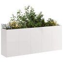 plantekasse 200x40x80 cm rustfrit stål - Xlshop.dk