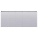 plantekasse 200x40x80 cm galvaniseret stål