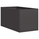 plantekasse 40x80x40 cm koldvalset stål sort - Xlshop.dk