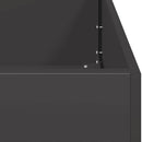 plantekasse 40x80x40 cm koldvalset stål sort - Xlshop.dk