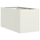 plantekasse hvid 40x80x40 cm koldvalset stål - Xlshop.dk