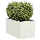 plantekasse hvid 40x80x40 cm koldvalset stål - Xlshop.dk
