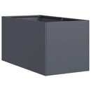 plantekasse 40x80x40 cm koldvalset stål antracitgrå - Xlshop.dk