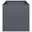 plantekasse 40x80x40 cm koldvalset stål antracitgrå - Xlshop.dk