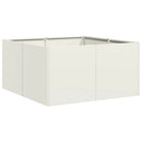 plantekasse 80x80x40 cm koldvalset stål hvid - Xlshop.dk