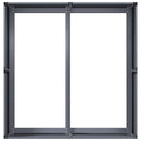 plantekasse 80x80x40 cm koldvalset stål antracitgrå - Xlshop.dk